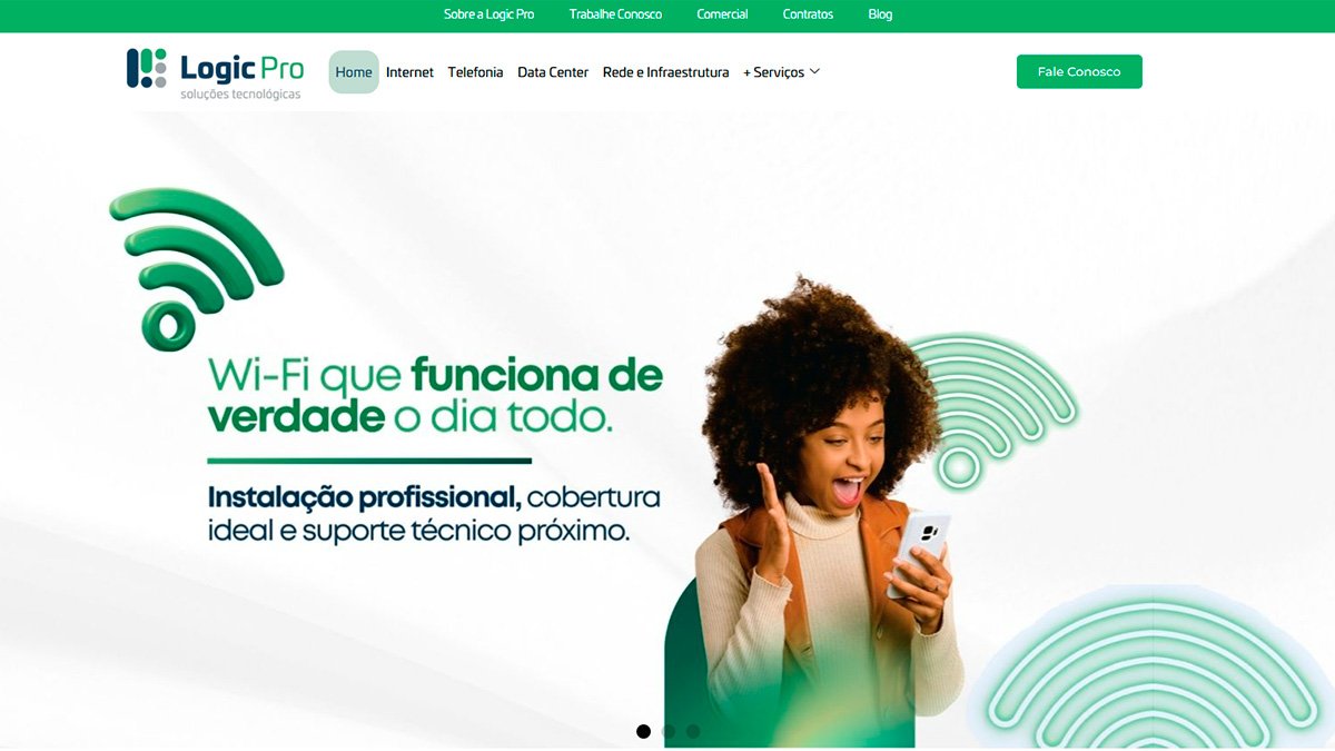 Site LogicPro Soluções Tecnológicas